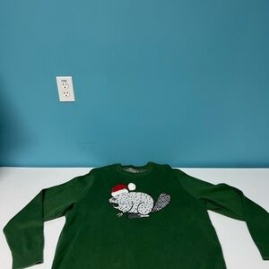 Duluth Trading Co Green Knit Sweater